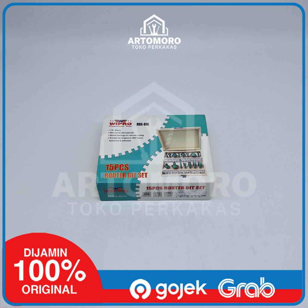 Jual Mata Router Set 15pcs Wipro | Shopee Indonesia
