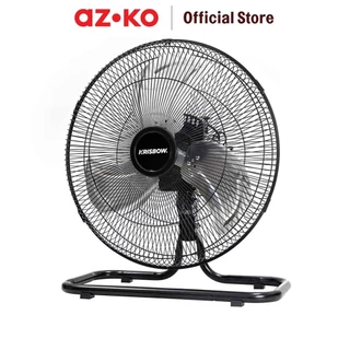 AZKO Krisbow 16 inci Kipas Angin Industrial 2 In 1 55 watt Table Wall Fan Penyejuk Ruangan Industrial Fans Kipas Baling Baling