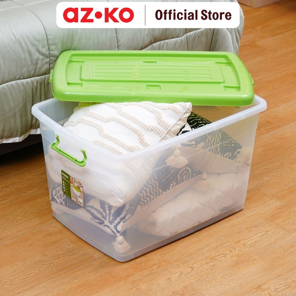 Jual AZKO Stora Kotak Penyimpanan Dengan Roda Container Box Kotak ...