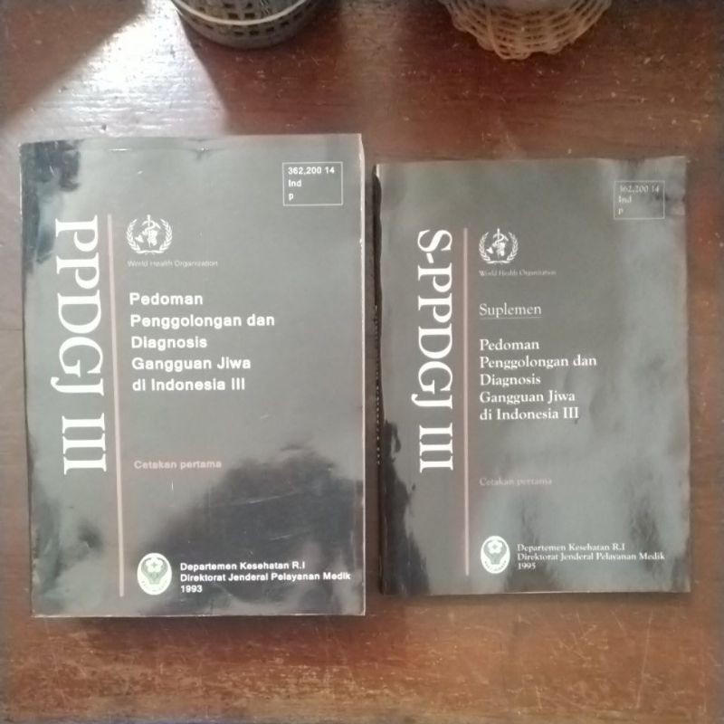 Jual Buku Ppdgj Iii Pedoman Penggolongan Dan Diagnosis Gangguan Jiwa Di