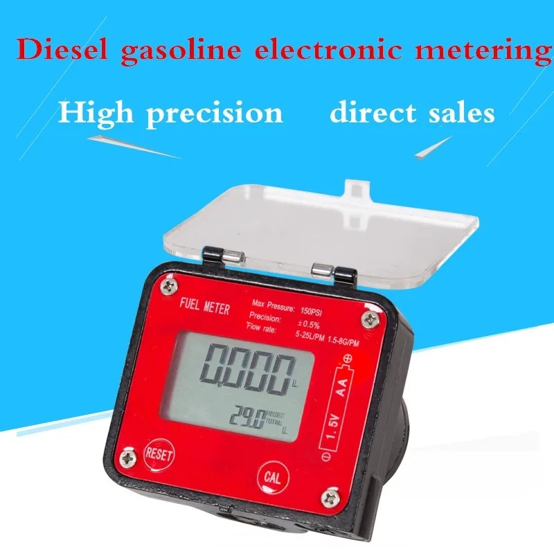 Jual DN15 DN20 Digital Oval Gear Diesel Flow Meter Sensor Counter ...