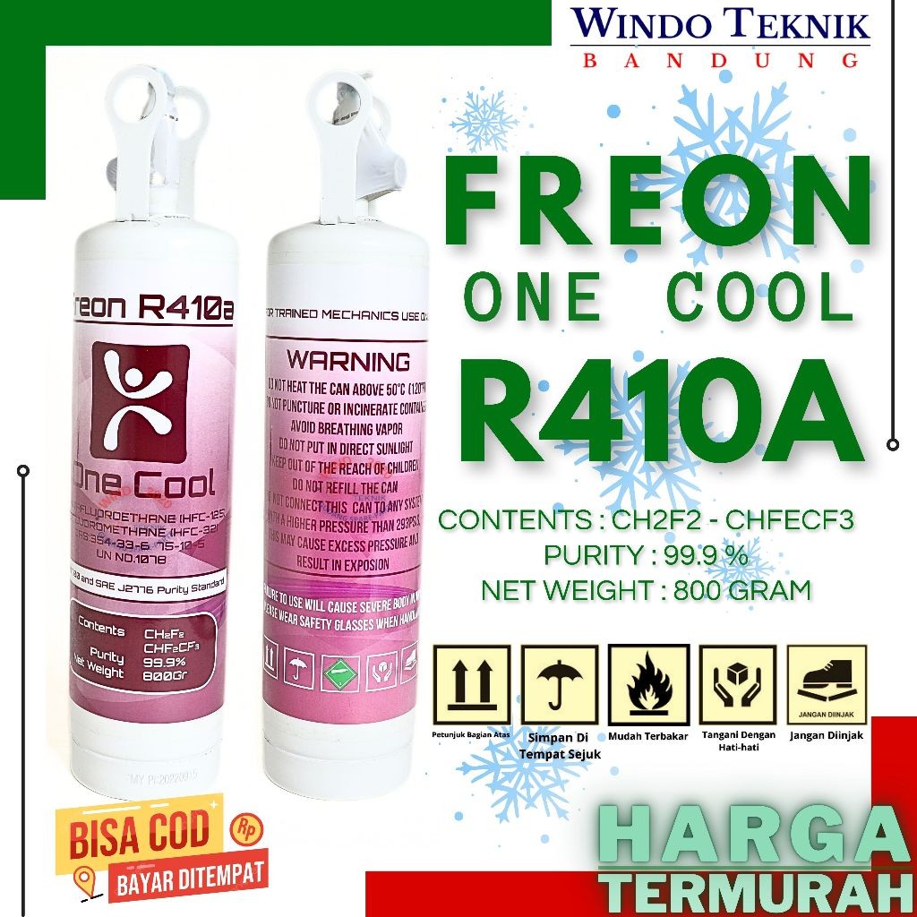 Jual FREON R410A | PREON R 410A JINCOOL KEMASAN KALENG 800GRM | PREON ...