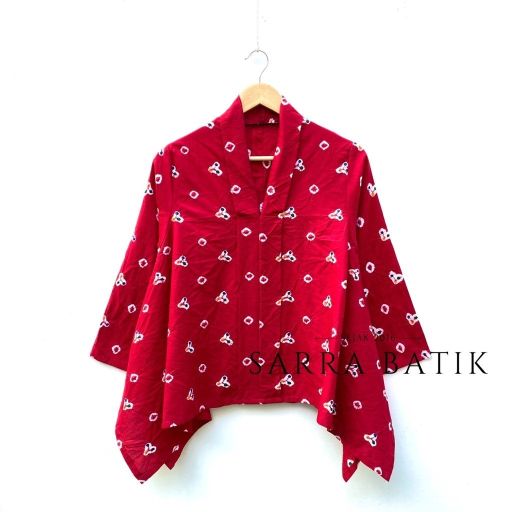 Jual PREMIUM Jumputan XXL XXXL Super Jumbo Batik Red Series 3 Warna ...