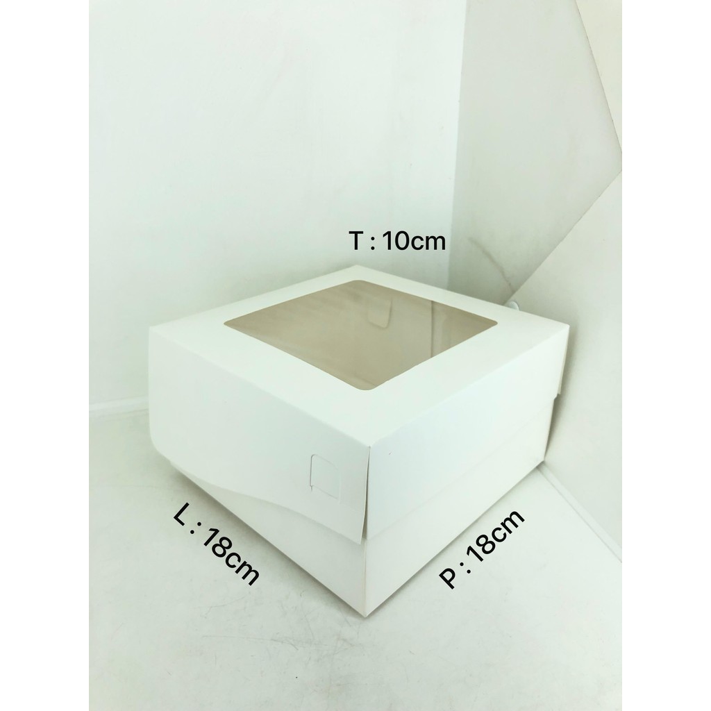 Jual 5 PCS BOX PUTIH MIKA 18X18X10 IVORY LAMINASI 365 GSM | Shopee ...