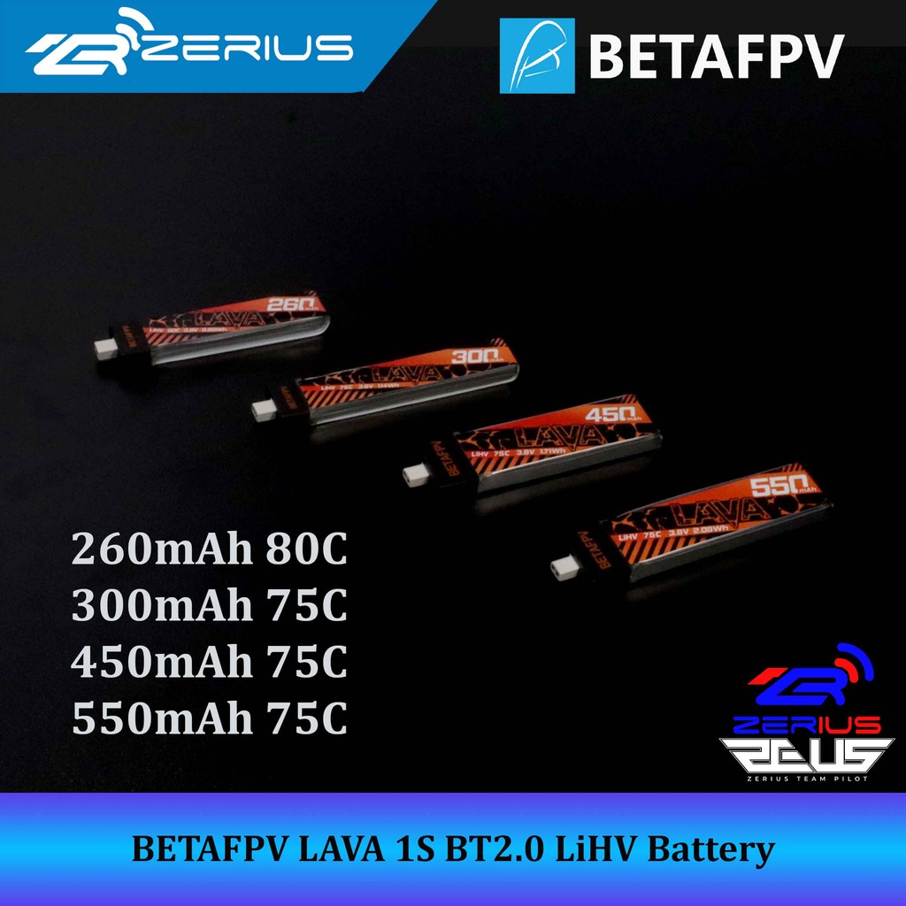 BETAFPV 4pcs BT2.0 450mAh 1S Battery 3.8V 30C/60C FPV NOVÉzáruka