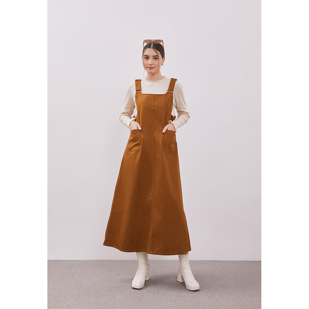Jual Aletta Overall Brown | Shopee Indonesia