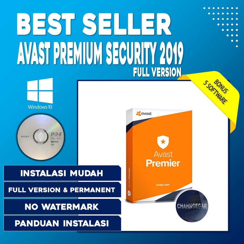 Jual DVD | Antivirus Avast Premium Security Full Version | Program
