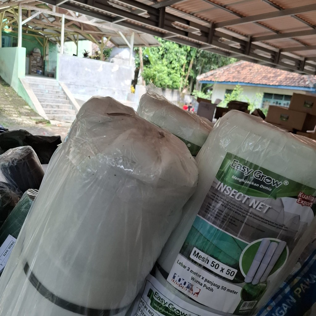 Jual Insect Net Putih Mesh 50 Easy Grow Lebar 3 Meter Ecer 1 Meter ...