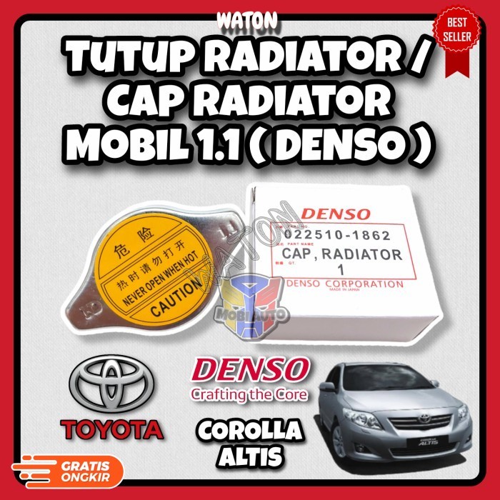 Jual (AM) Tutup Radiator Cap Radiator Corolla Altis Denso | Shopee ...
