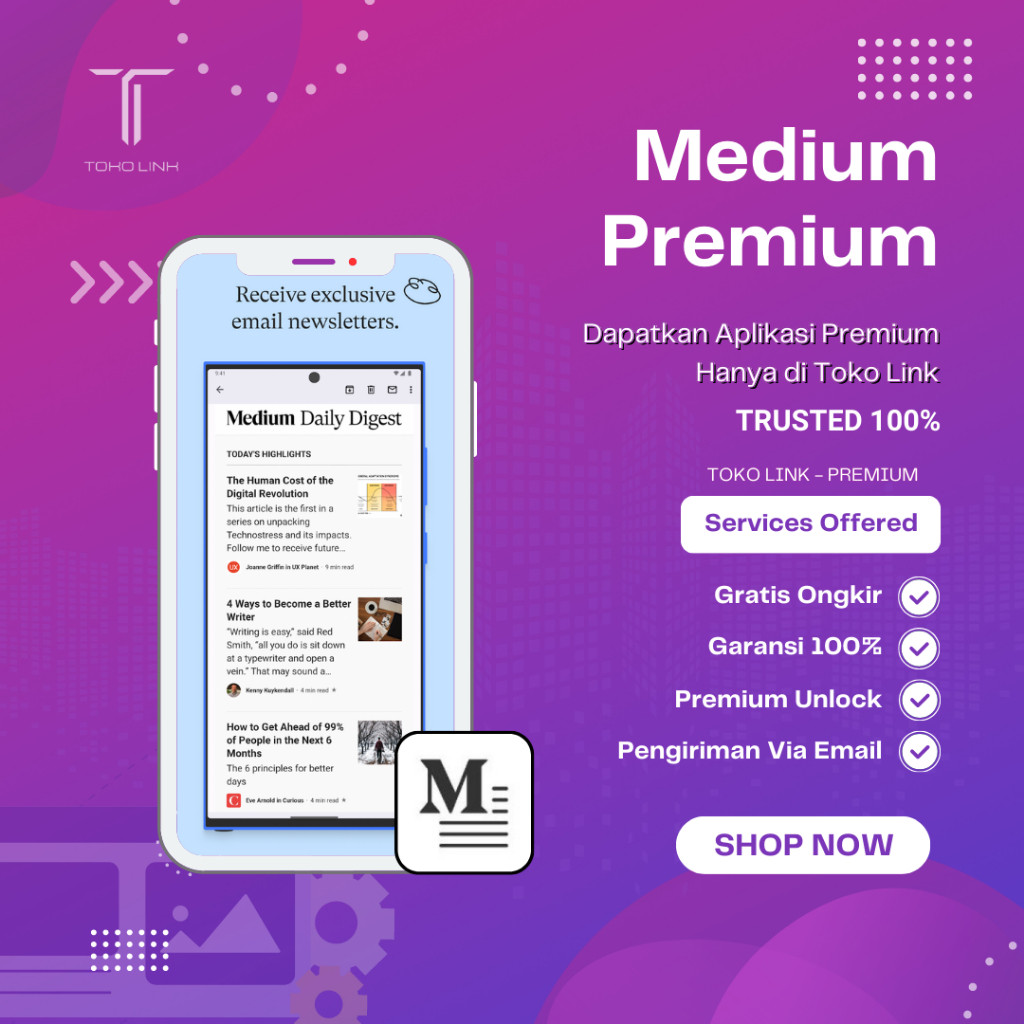 Jual Software Aplikasi Medium Premium Pro Termurah | Shopee Indonesia