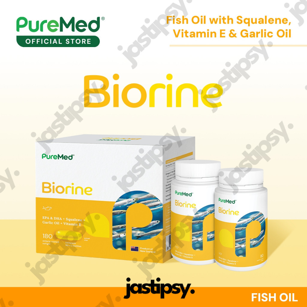 Jual PUREMED Biorine Omega-3 Fish Oil (90S / 90S X 2) | Shopee Indonesia