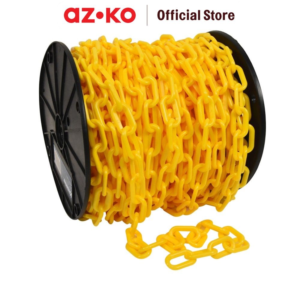 Jual AZKO Krisbow Rantai Dekorasi Plastik 0.6 cm - Kuning Plastic Chain ...