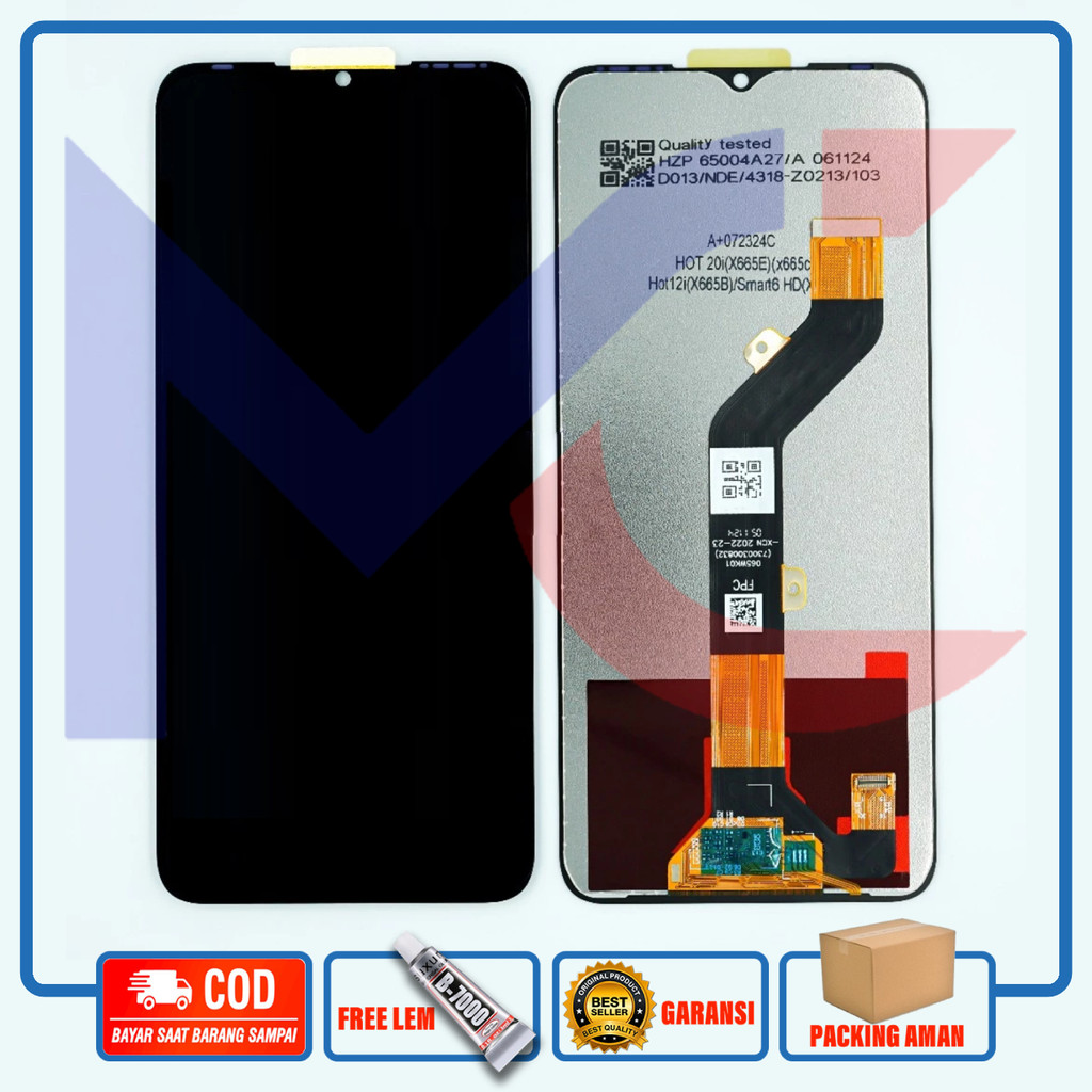 Jual LCD INFINIX HOT 12i/HOT 20i/SMART 6 HD/X6512/X655B/X655E FULLSET ...