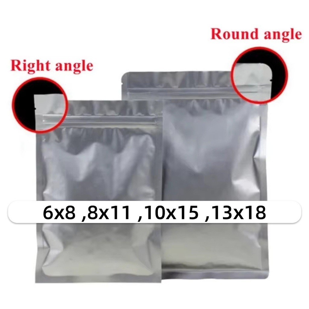 Jual 100PCS Plastik alumunium foil Pure Standing Ziplock Sachet Pouch ...