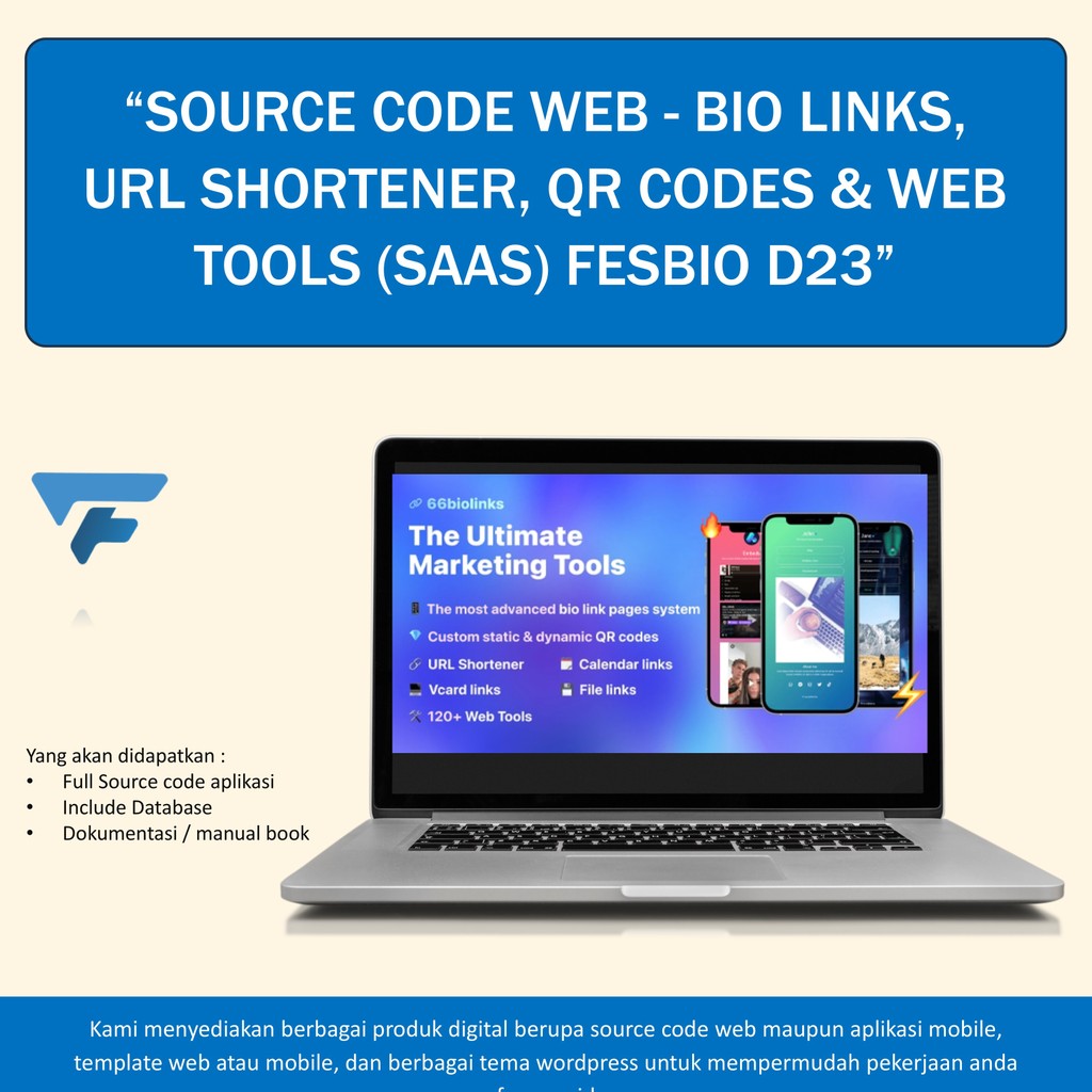 Jual SOURCE CODE WEB - BIO LINKS, URL SHORTENER, QR CODES & WEB TOOLS ...