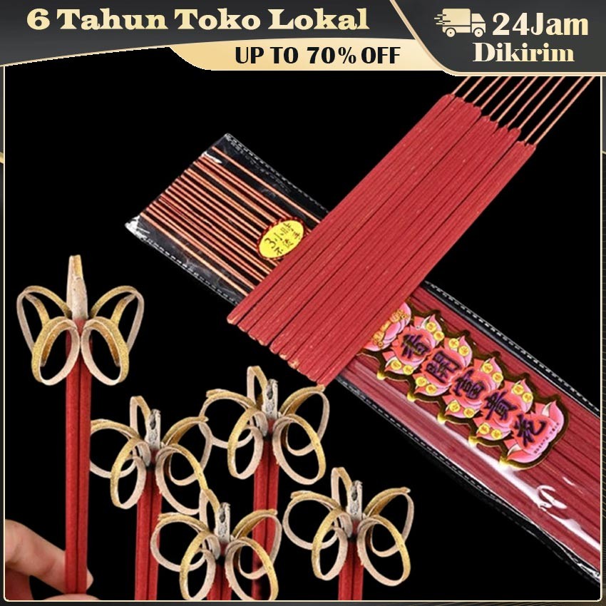 Jual Hio Cendana Alami 18 Batang / Dupa Puja Samkai Hua Kai Fu Gui ...