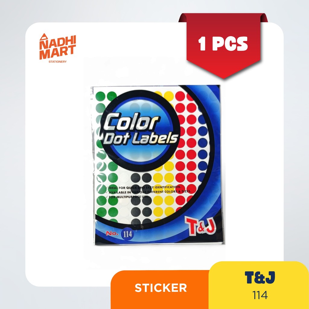 Jual LABEL TOM & JERRY COLOR DOT 144 LABEL T&J 114 COLOR DOT | Shopee ...