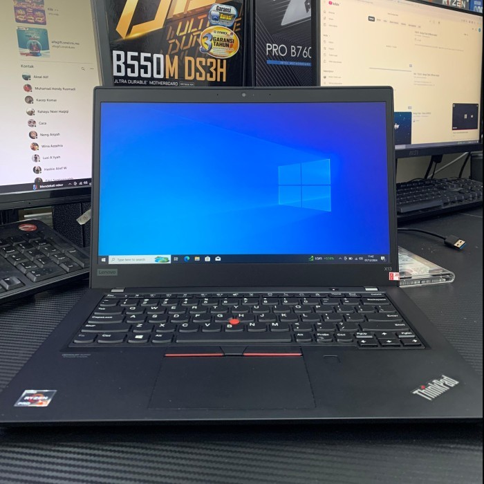 Jual Laptop Lenovo Thinkpad X13 RYZEN 5 PRO 4650U AMD Radeon R6 | RAM 16GB | SSD 256GB | Shopee ...