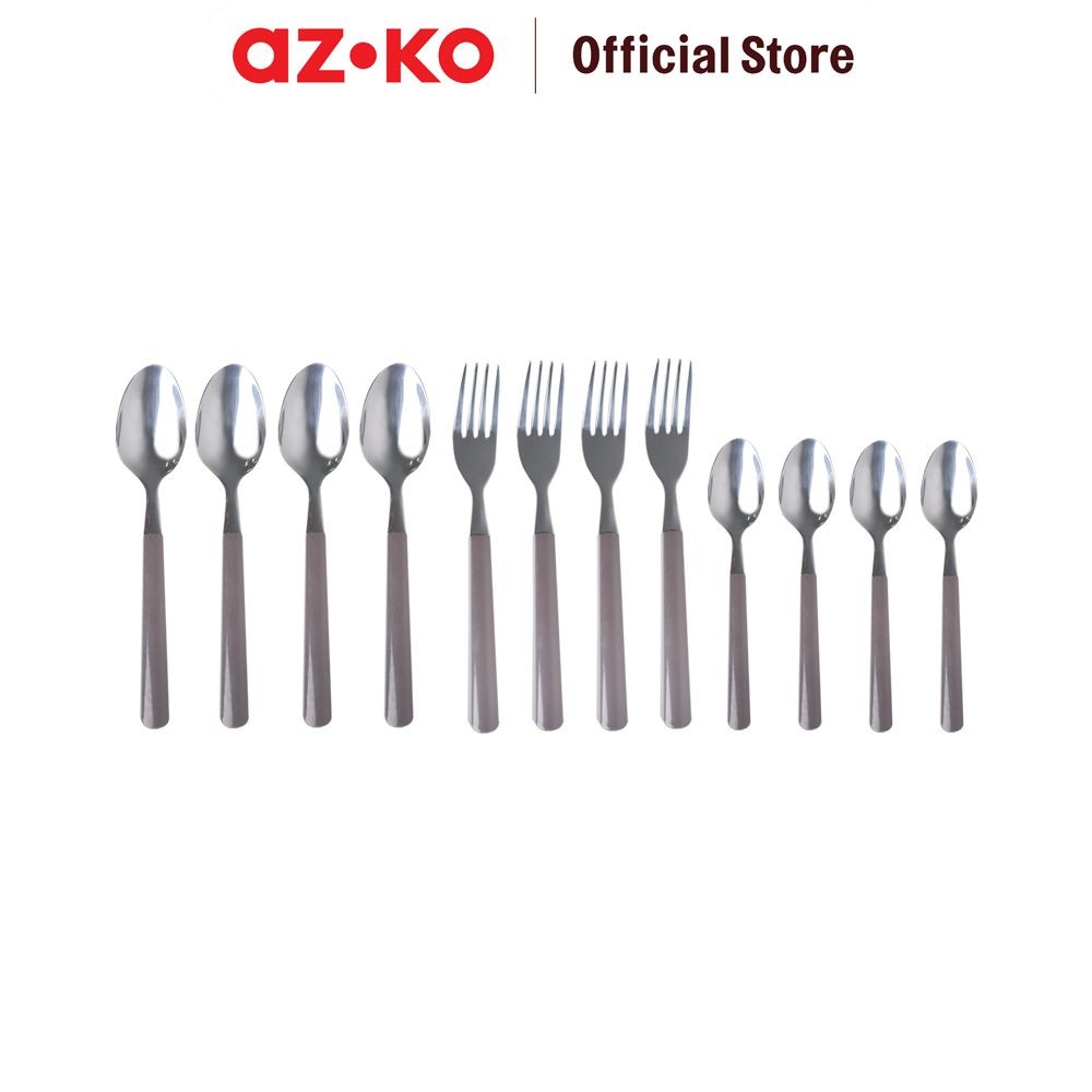 Jual AZKO Delicia Set 12 Pcs Alat Makan Set Sendok Garpu Makan Spoon ...