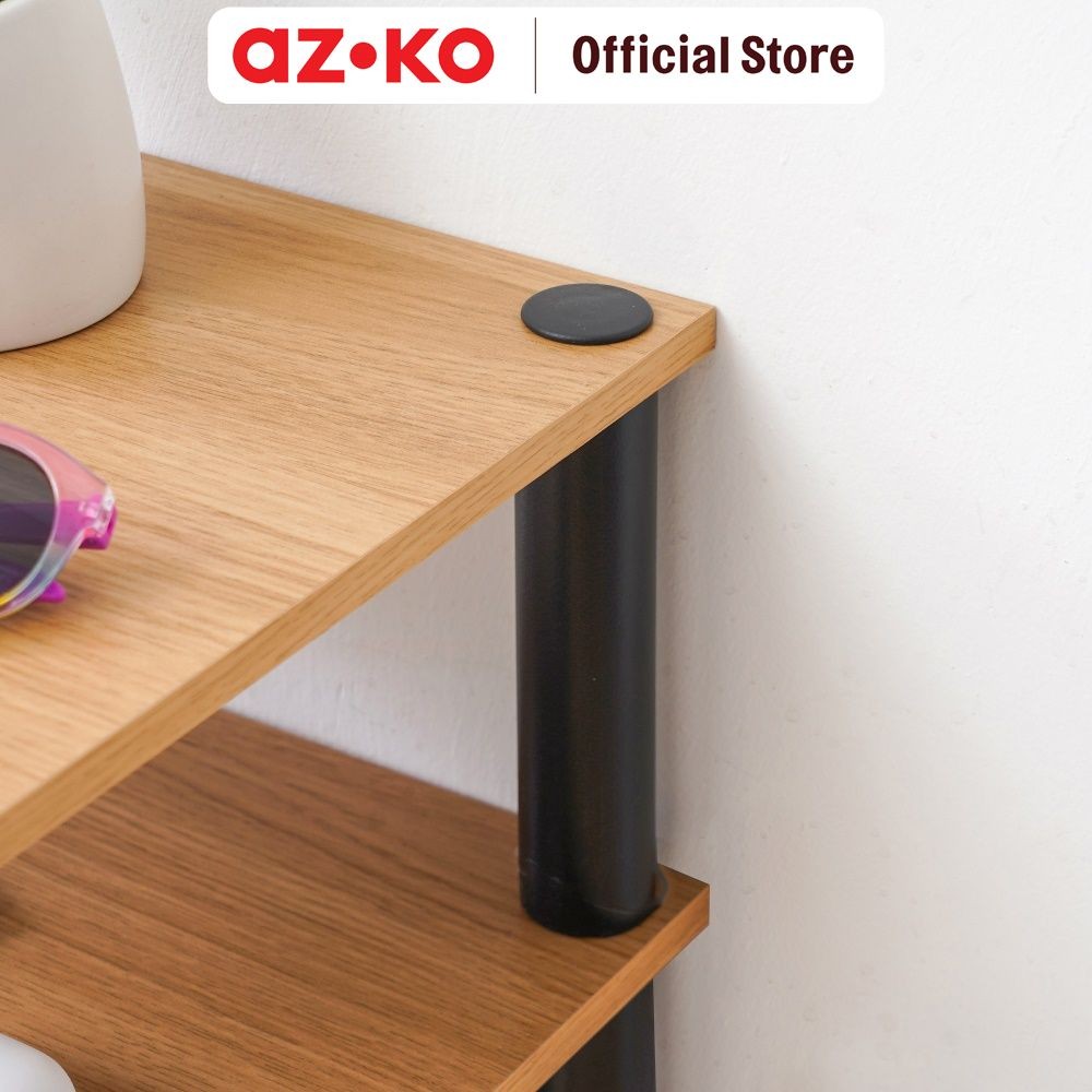 Jual AZKO Stora Rak Penyimpanan 3 Tingkat Kayu - Cokelat Storage Rack ...