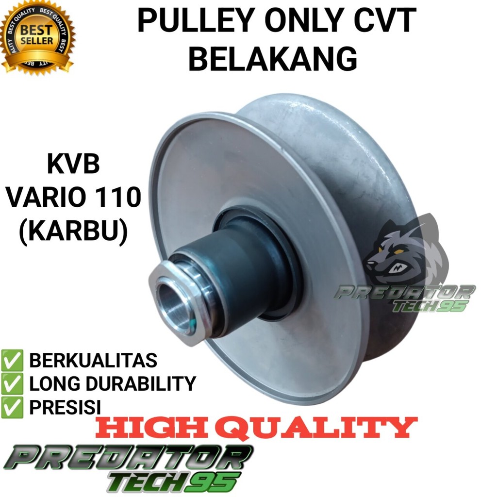 Jual PULLY PULLEY PULI ONLY CVT KVB VARIO 110 TECHNO 110 KARBURATOR ...