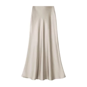 MFM Satin Skirt Rok Satin Panjang Premium Satin Long Skirt 6889 Rok Satin Maxi Rok Duyung Satin