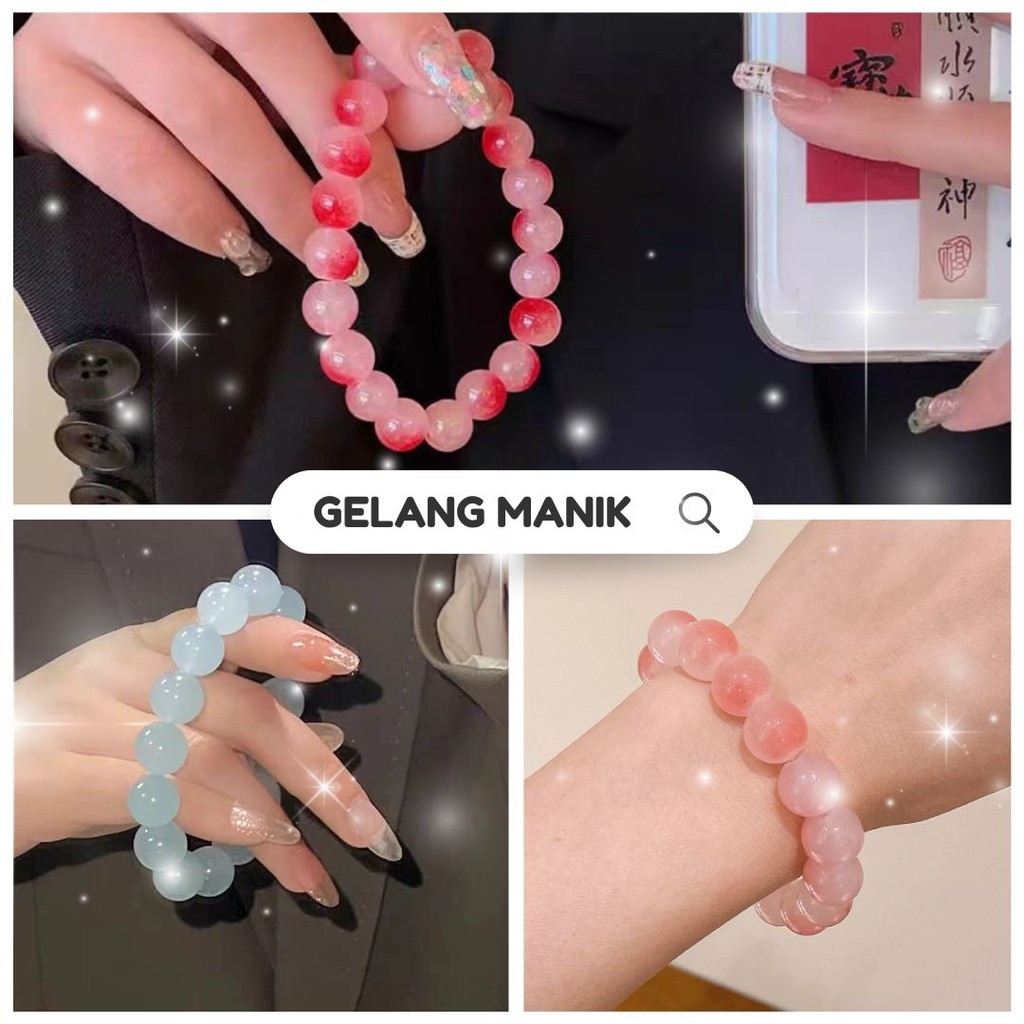 Jual Gelang Manik Manik Mutiara Soft Elegan | Shopee Indonesia