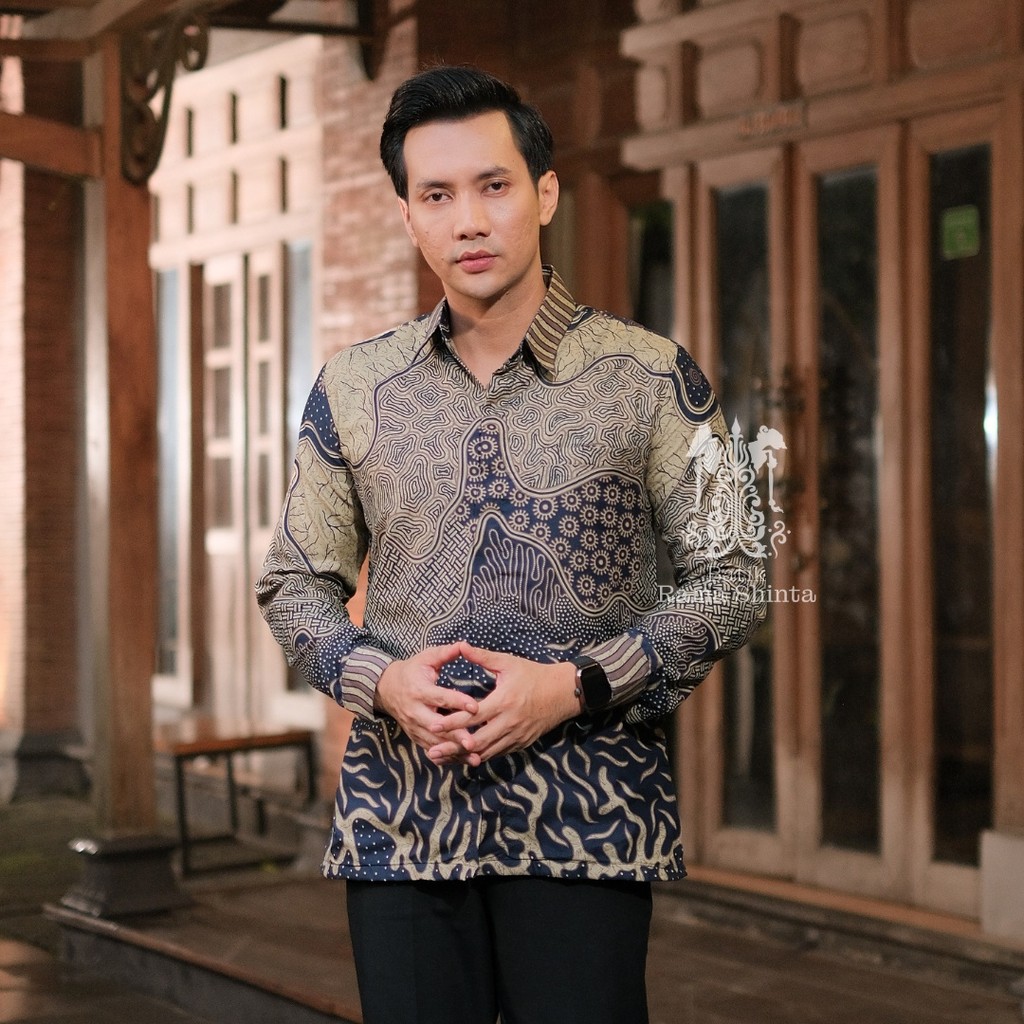Jual Batik Rama Shinta Motif PRABU KRESNA Kemeja Batik Lengan Panjang ...