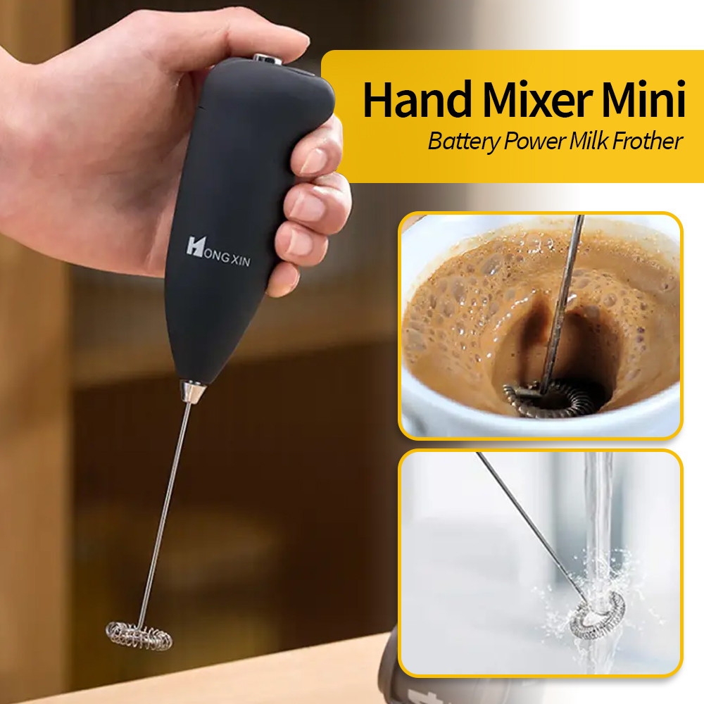 Jual PM77-Hongxin Mixer Pembuih Kopi Susu Elektrik Milk Frother Foamer ...