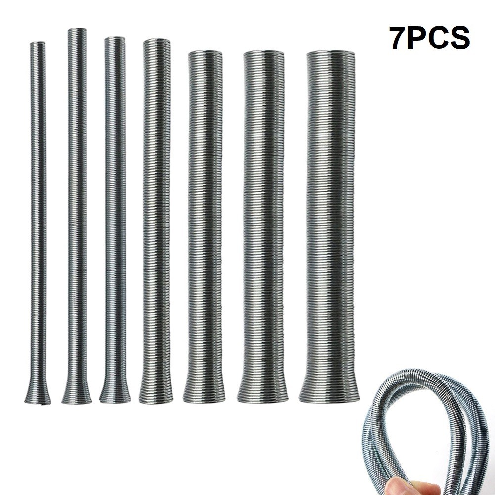 Jual 7pcs 350mm Spring Tube Bender Pipe Bender Precision Bending For ...