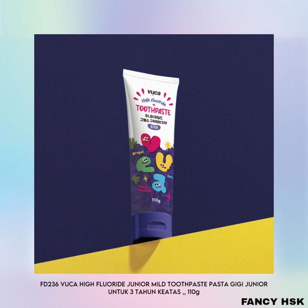 Jual KOREA VUCA HIGH FLUORIDE JUNIOR MILD TOOTHPASTE PASTA GIGI JUNIOR ...
