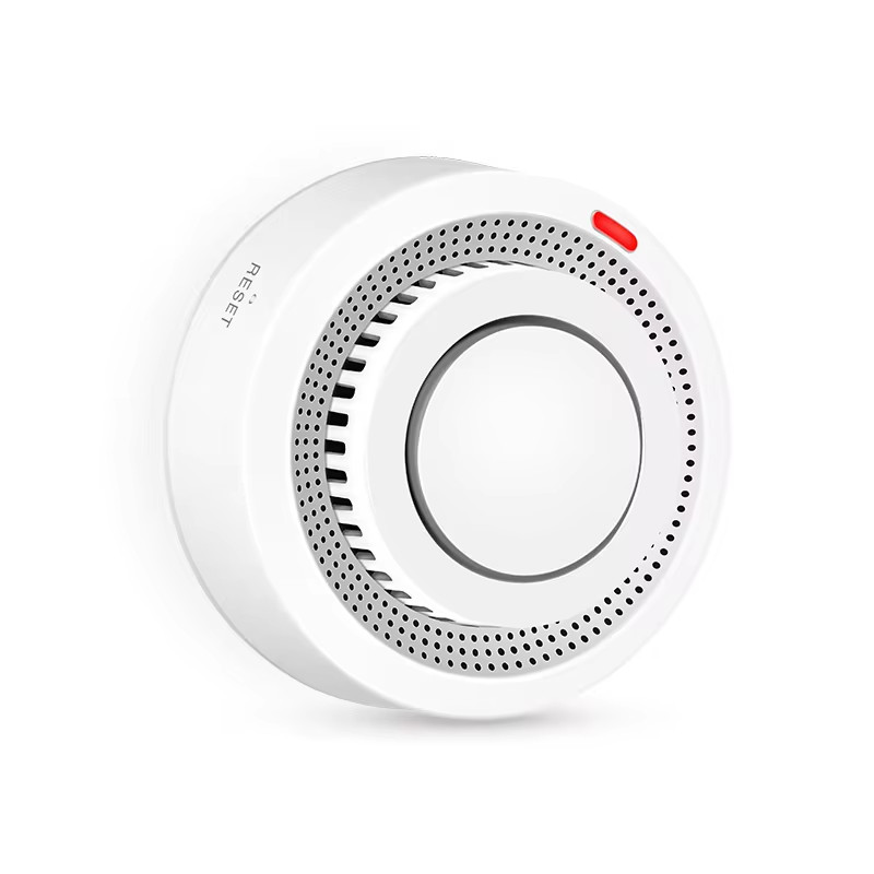 Jual Tuya Smart WiFi Smoke Sensor Fire Protection Smoke Detector 85dB ...
