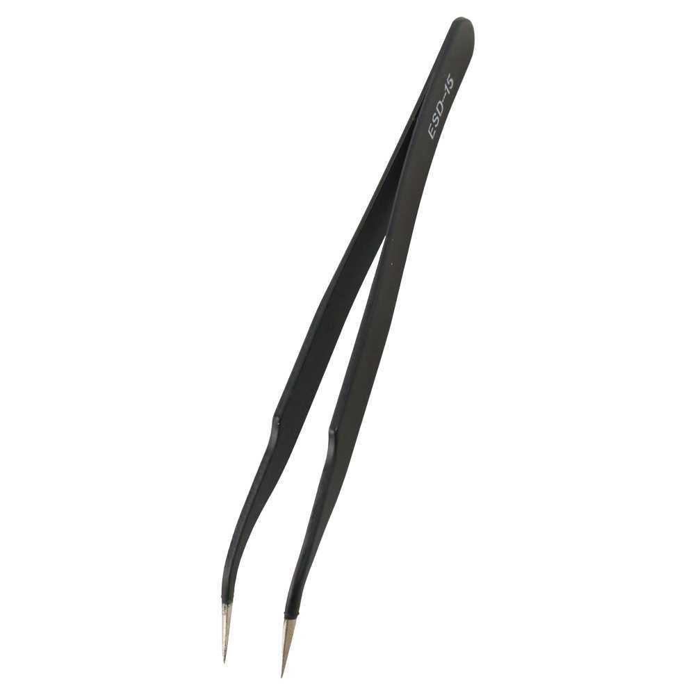 Jual Pinset Siku Stainless Laboratorium Tweezers Anti-static ESD-15 ...
