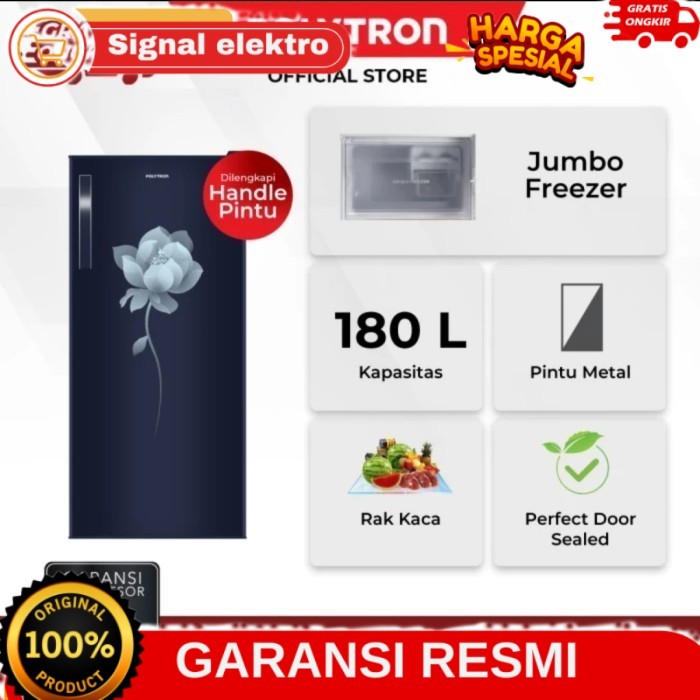 Jual Polytron Kulkas 1 Pintu PRB 186 180L bergaransi resmi | Shopee