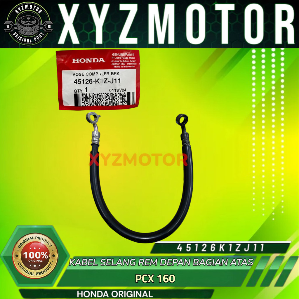 Jual KABEL SELANG REM DEPAN BAGIAN ATAS PCX 160 HONDA 45126-K1Z-J11 ...