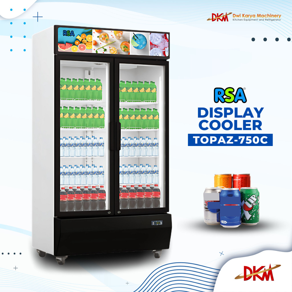 Jual RSA Showcase Display Cooler 2 Pintu 730 Liter TOPAZ-750IC / TOPAZ ...