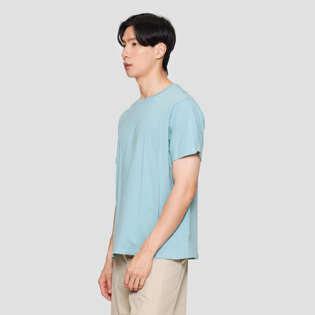 Suko Oversized Graphic Pocket Kerah Bulat Kaos Lengan Pendek Pria