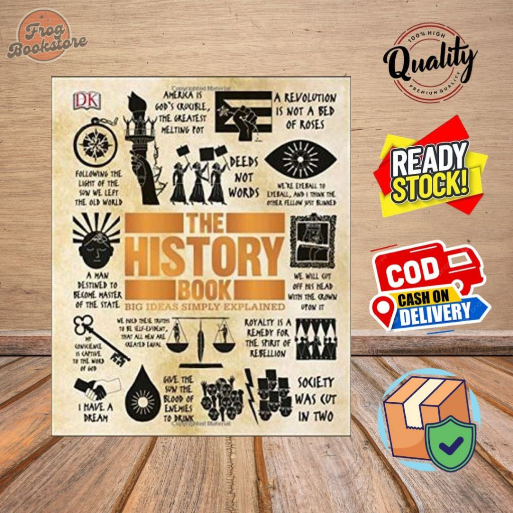 Jual The History Book: Big Ideas Simply Explained by DK | Shopee Indonesia