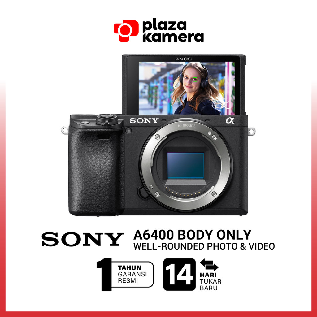Sony Alpha A6400 Body Only Mirrorless Camera Garansi Resmi