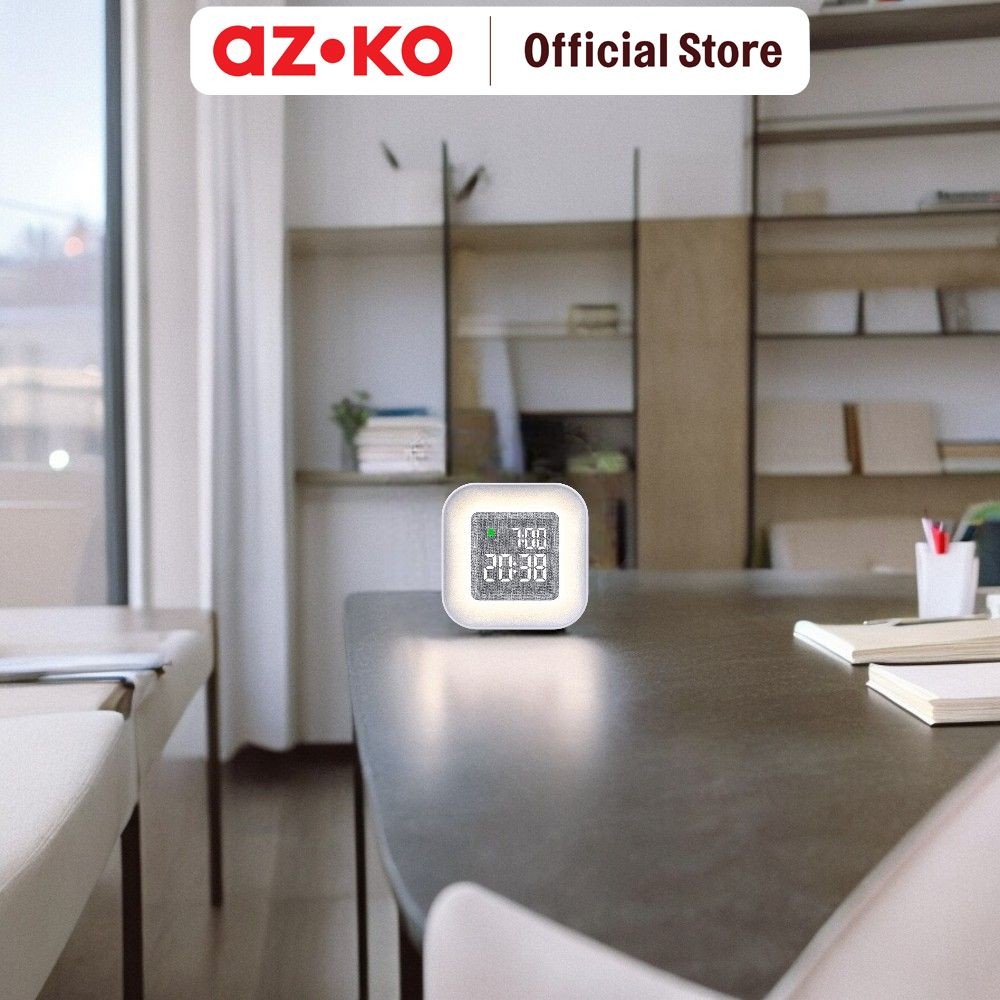 Jual AZKO Arthome Jam Meja Led Digital 3547 - Putih Desk Clock Jam ...