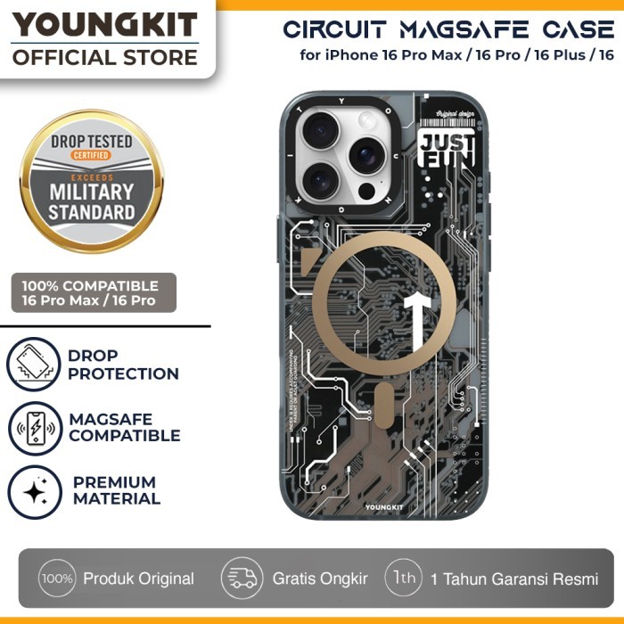 Jual Youngkit Case iPhone 16 Pro Max / 16 Pro / 16 Plus - Circuit ...