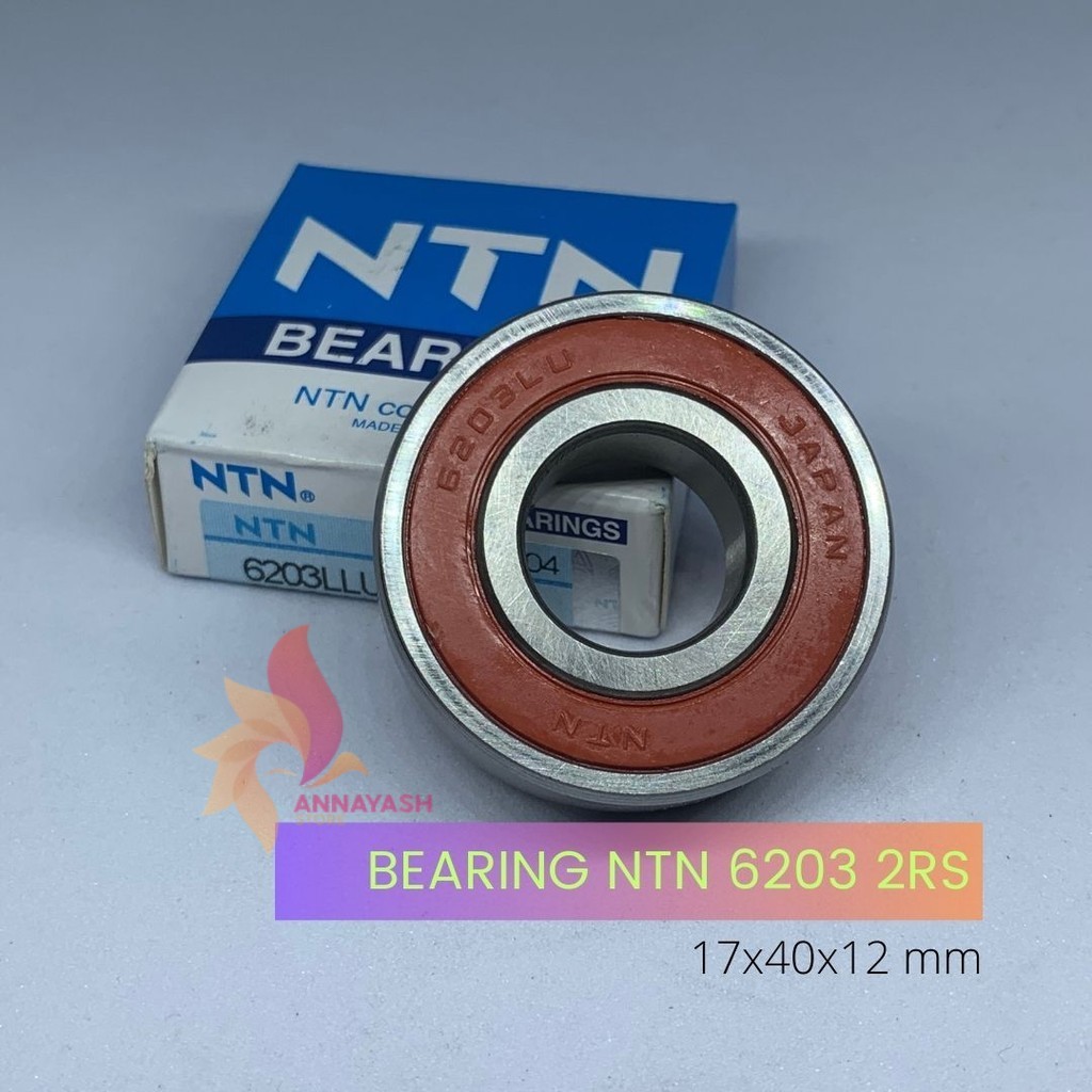 Jual Ball Bearing NTN 6203 2RS Bering Tutup Karet Dua Sisi | Shopee ...