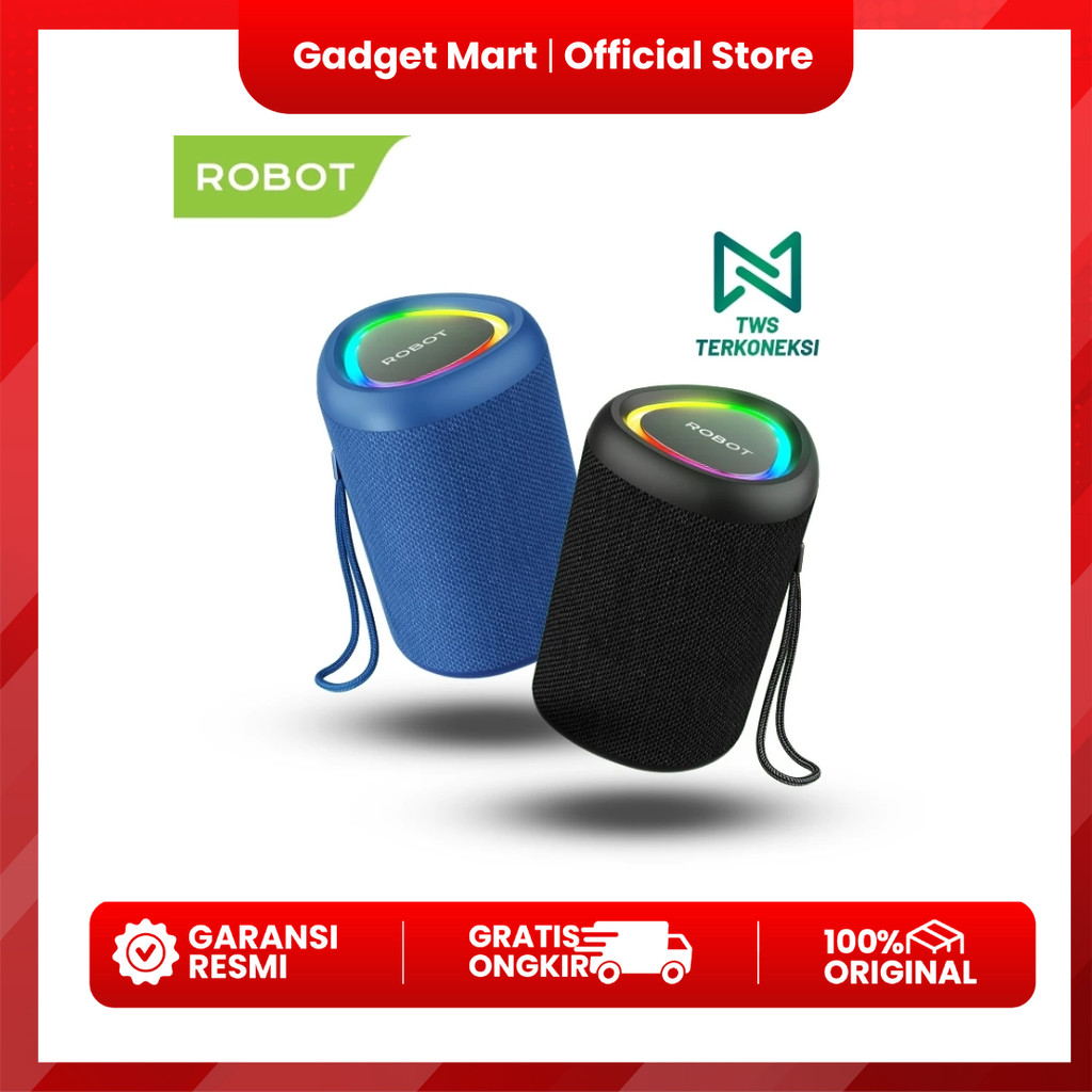 Jual ROBOT Speaker Bluetooth Waterproof Mini Portable BT 5.3 Super Bass ...