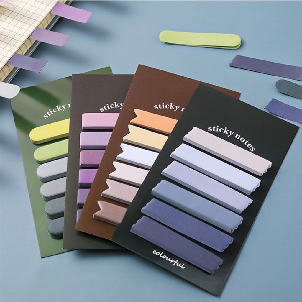 Jual TENNO Sticky Notes Gradasi Set 6 Warna Isi 120 Lembar Memo Stick ...