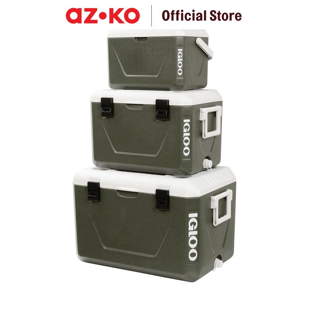 Jual AZKO Igloo 55 ltr Cooler Box Nestable - Hijau Boks Pendingin ...