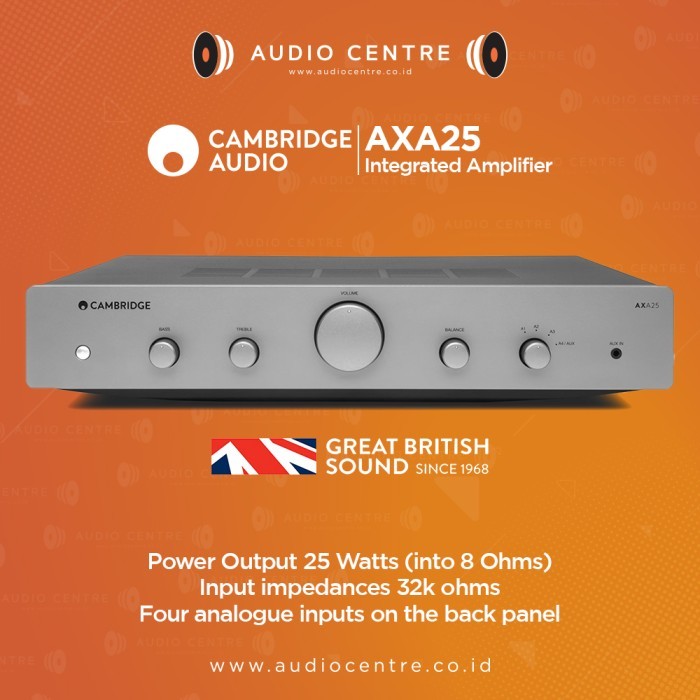 Jual Cambridge Audio AXA25 / AXA 25Integrated Amplifier / Amplifier ...