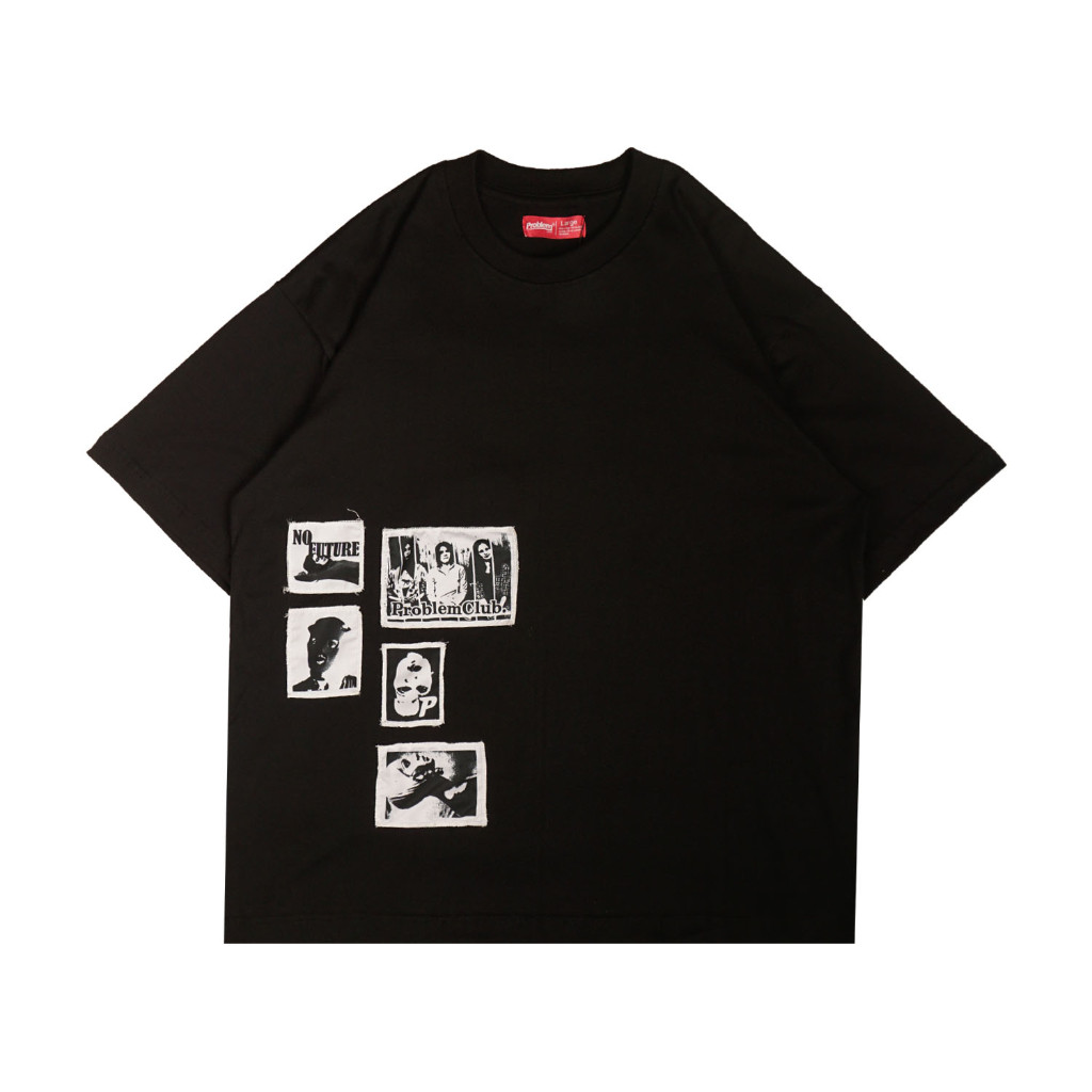 Jual Problem Club - T-Shirt Oversize - Nofture Black | Shopee Indonesia