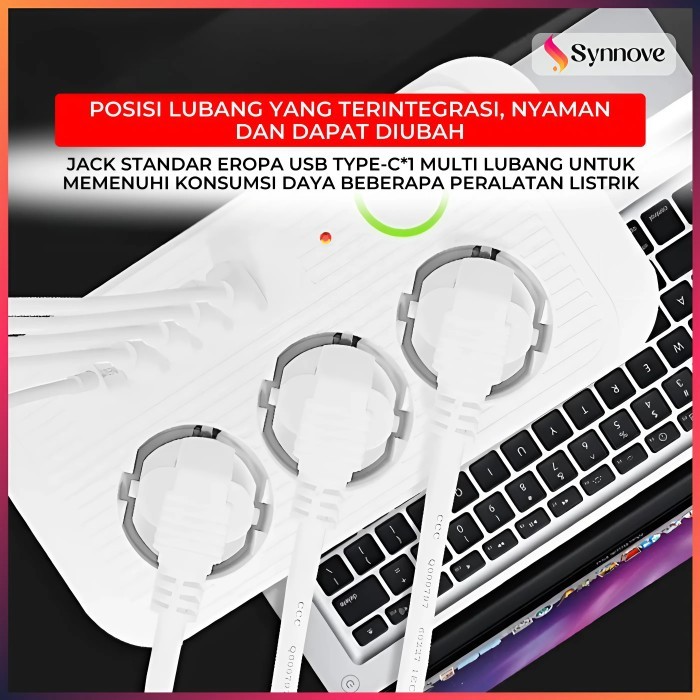 Jual Stop Kontak Saklar On Off 2500 W Colokan Listrik SET 4 Port USB 1 ...