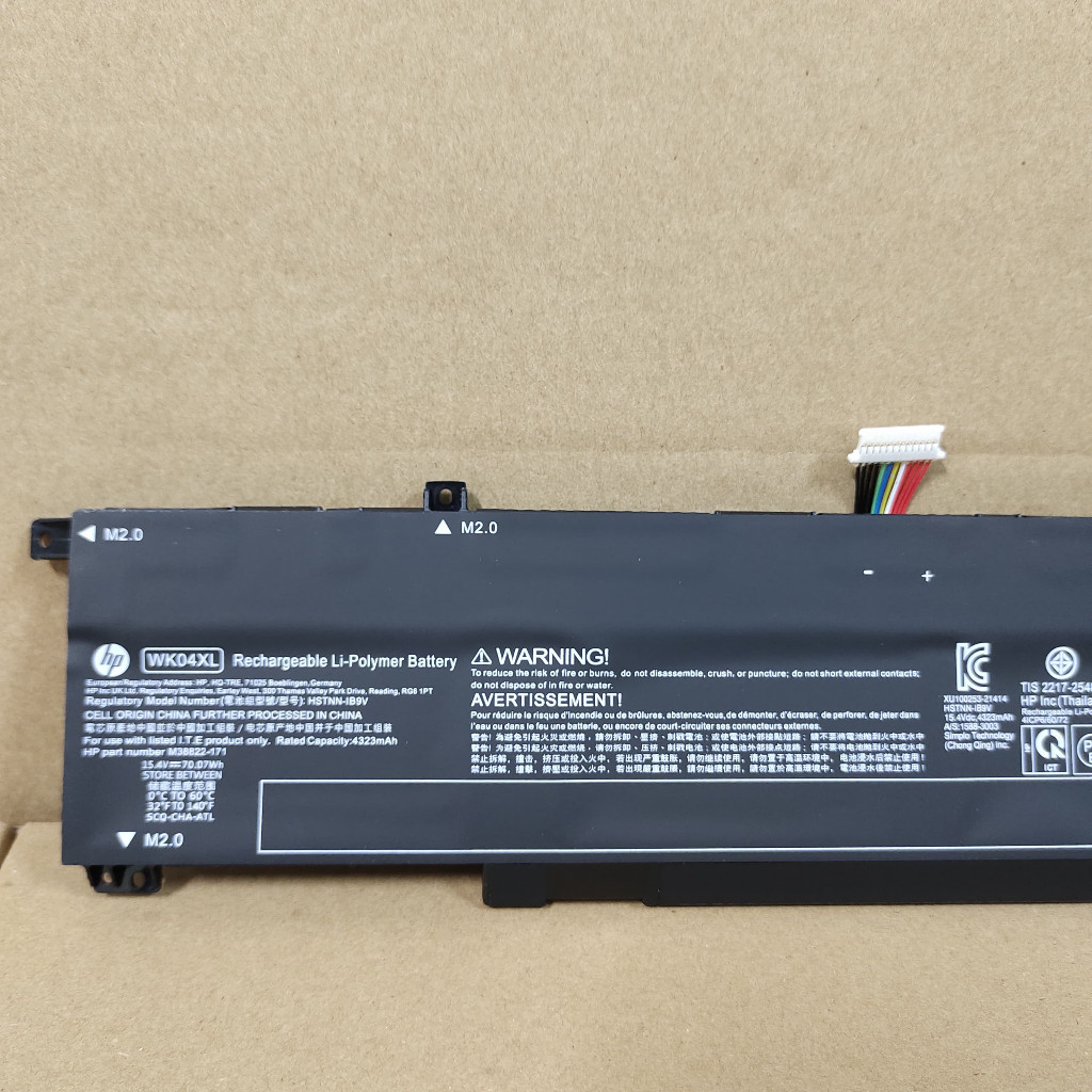 Batterie WK04XL Compatible HP OMEN Victus 16 - 15.4V 70.07Wh Pour Série 16-b 16-c 16-d 16-e