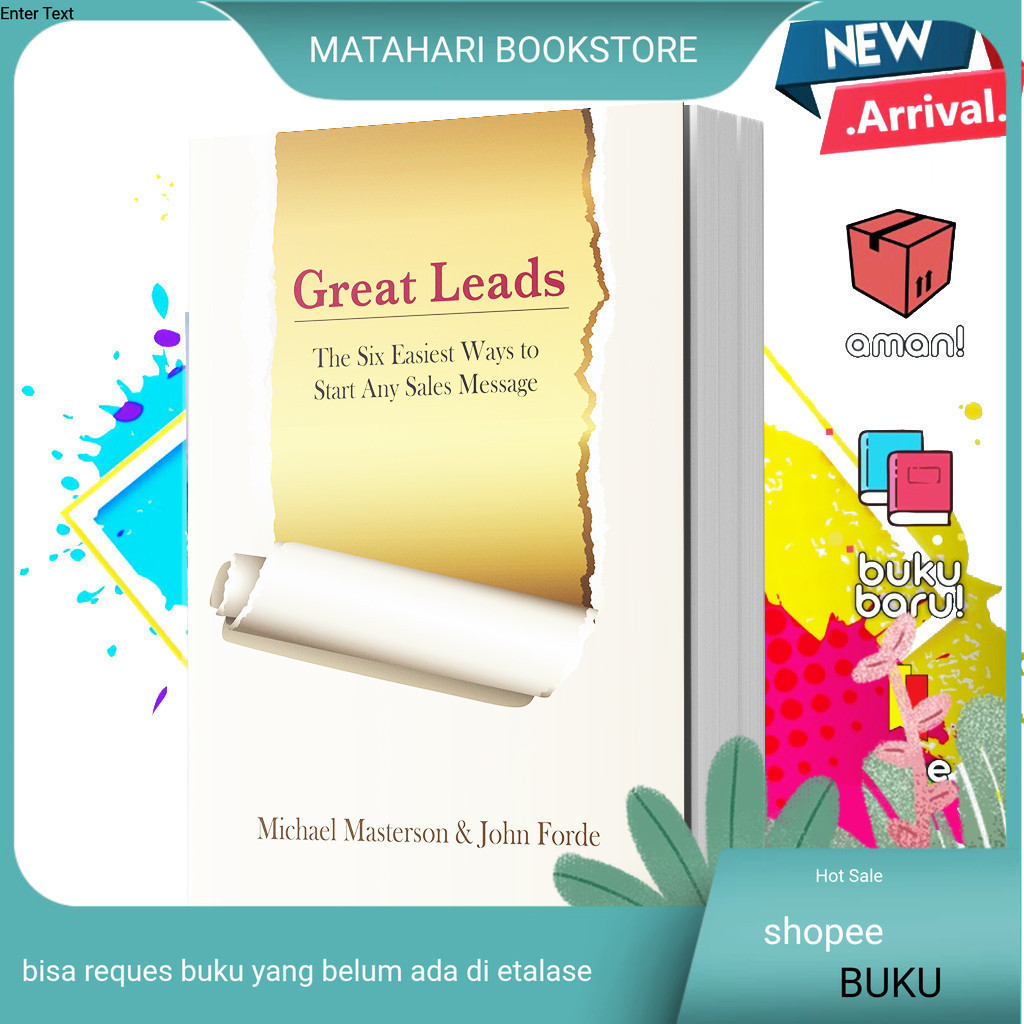 Jual Buku Great Leads: The Six Easiest Ways to Start | Shopee Indonesia